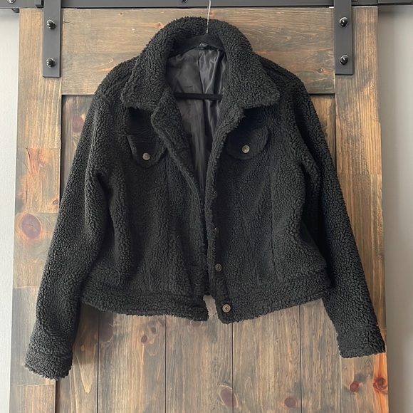 Wild Fable Black Teddy Jacket - Picture 1 of 4